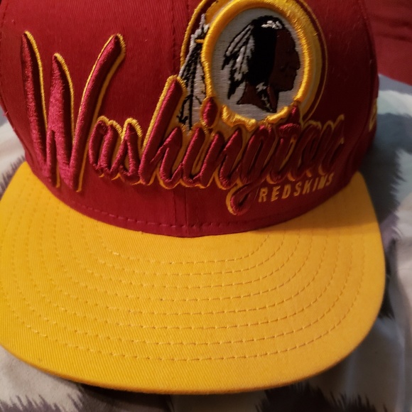 yellow redskins hat